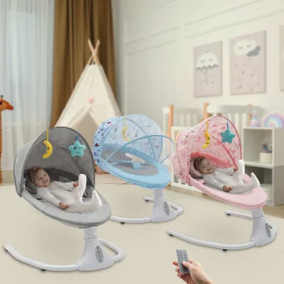 Balançoire électrique bébé avec télécommande – image 3
