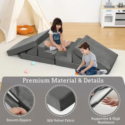 Canapé de jeu modulable enfant, 8 pièces – image 3