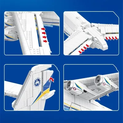 Maquette d'avion de transport en blocs, 5350 pièces – image 2