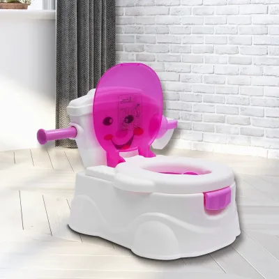 Pot d'apprentissage rose en plastique – image 2