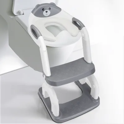 Réducteur de toilettes 2 en 1 avec marches