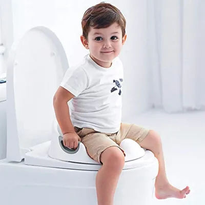 Réducteur de toilettes enfant avec dossier – image 2