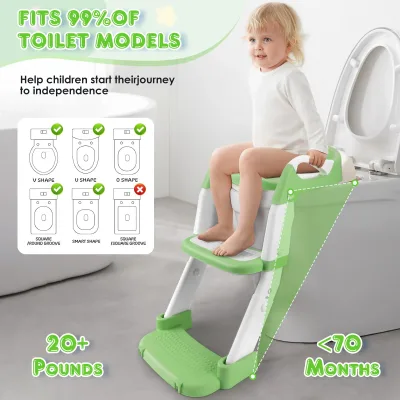 Réducteur de toilettes enfant avec marches 3 en 1 – image 2