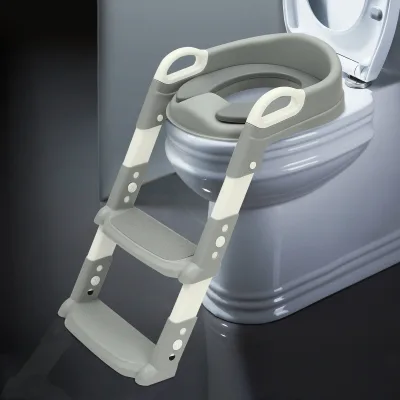 Réducteur de toilettes pliant avec marches