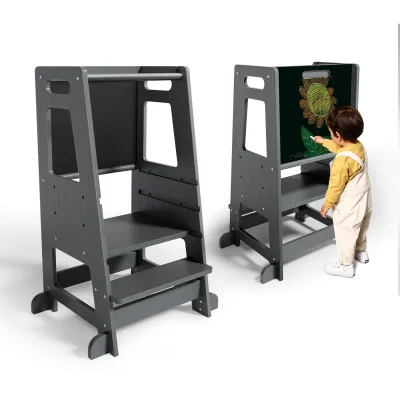 Tour d'apprentissage en bois réglable