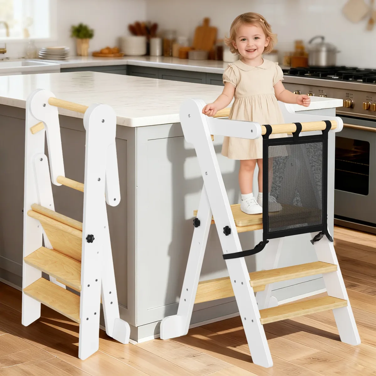 Tour d'observation pliante en tilleul pour enfant
