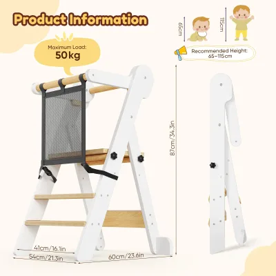 Tour d'observation pliante en tilleul pour enfant – image 2