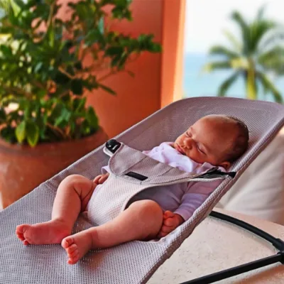 Transat bébé 3 positions inclinables, en tissu – image 3