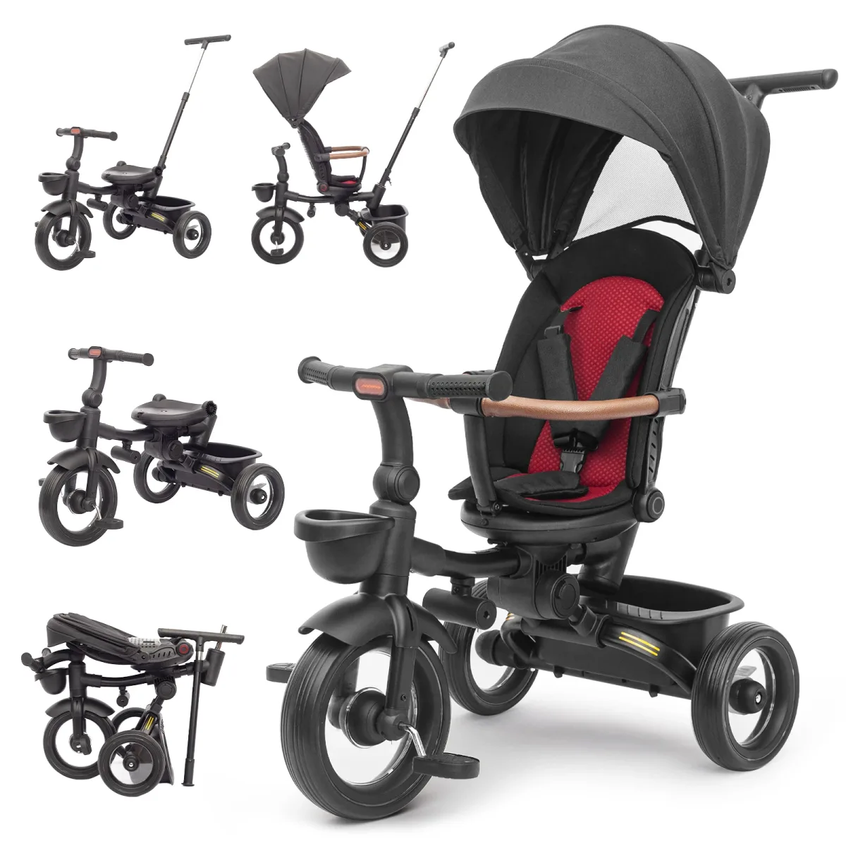 Tricycle évolutif pliable 7 en 1 pour bébé