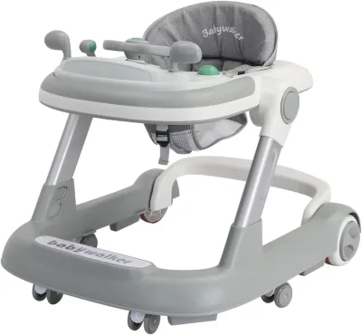 Trotteur bébé 2 en 1 à plateau amovible